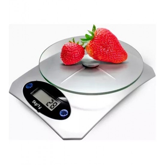 Balança Digital 5 Kg De Vidro Para Cozinha Mimo Style